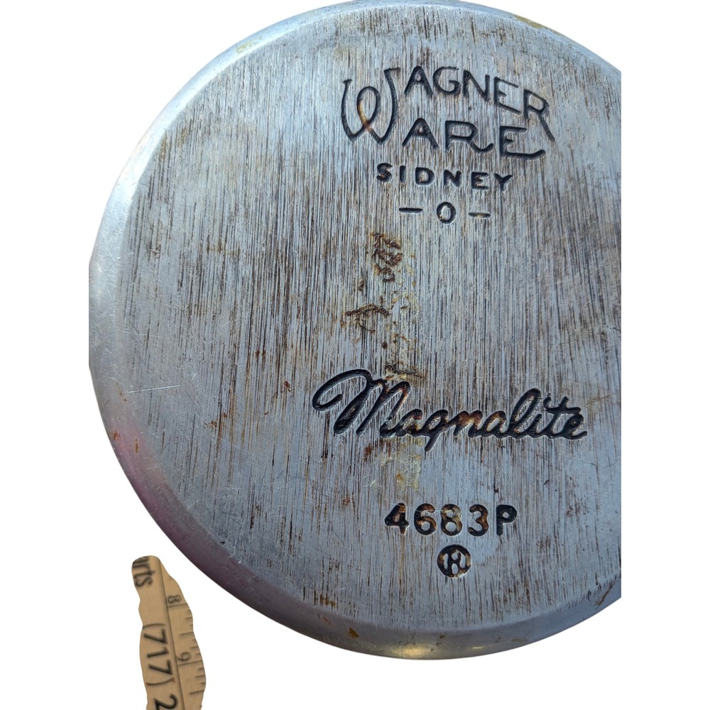 Wagner Ware Sidney O Magnalite 4683P Saucepan Spouted Aluminum Pot Vintage - Picture 3 of 5